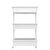 3‑Tier Plastic Rolling Laundry Cart, Arctic White Mobile Utility Storage Cart, Freestanding Organizer for Laundry Room, Bathroom, Closet and Dorm
