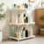 3 Tier Plastic Storage Shelf, Bathroom Storage Rack, Standing Closet Storage Shelves, Plastic Shelving Units and Storage, Storage Organizer for Kitchen, Laundry Room, Garage 21.6″H X 16.5″W X 8.2″D