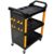 3 Tier Rolling Auto Detail Cart with Wheels, 300 LBS Rolling Tool Cart with Hook, Pegboard and 12 Spray Bottle Holders, Mobile Garage Organizer with Locking Casters for Auto Detailing Workshop