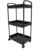 3‑Tier Rolling Storage Cart, Mobile Utility Shelving Unit for Bathroom
