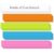 3×24 Inch Colored Sentence Strips for Teachers (Cardstock), 100 Pack