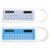 4-in-1 Solar Calculator Ruler, Multifunction Stationery with Magnifier Protractor
