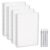 4-Pack A5 Clear Cover Quad Ruled Spiral Graph Notebooks
