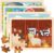 4-Pack Wooden Puzzles for Kids Ages 3-5, 24-Piece Farm Animal Set