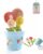 4-Piece Ceramic Measuring Spoon Set with Flowerpot Holder, Floral Design