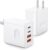 4-Port 40W iPhone 17e/17Air/16e/15/14 USB Plug Super Fast Charging Blocks