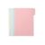 4-Tab Multicolor Plastic Binder Dividers A4 A5 B5 for Notebooks Folders