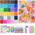 40000Pcs Rhinestones & 100pcs Resin Charms Kit Fake Fruit Flowers Animals for Bag Phone Junk Case