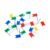 400 PCS Colored Push Pins Bright Map Tacks Plastic Drawing Pins for Bulletin Board