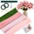 400 Pcs Pipe Cleaner Flower Kit Pink Pipe Cleaners Bulk Craft for DIY
