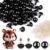 400Pcs Safety Eyes for Crochet Eyes Amigurumi，10mm Safety Eyes for Stuffed Animals, 200pcs Washers whth 200pcs Plastic Craft Eyes for Crocheting Doll Eyes Making