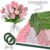 400 Pieces Chenille Stems Pipe Cleaners Craft Kit – Durable Pink Pipe Cleaners for Crafts & Flowers, Complete DIY Pipe Cleaner Flower Kit for Kids, Ideal for School Projects & Gifts