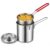 401 Stainlesss Teel Pot with Lift-Out Draining Basket，3-Piece Set