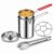 401 Stainlesss Teel Pot with Lift-Out Draining Basket，5-Piece Set