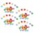 4050pcs Star Origami Paper Gradient Color Strips for Mini Stars