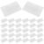 40pcs Adhesive Label Holders PVC Reusable Top Open Pockets