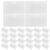40pcs Adhesive PVC Label Holder Sleeves for Retail Pricing Shelves
