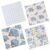 40Pcs Blue Hydrangea Floral Napkins 4 Pattern Disposable Party Table Napkin