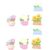 40 Pcs Flower Thumb Tacks Tulip Sunflower Daisy Flower Push Pins Cute Resin Floral Pushpins for Cork Board Bulletin Board Photo Wall Office Home