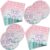 40PCS Mermaid Birthday Party Supplies – Ocean Theme Dessert Plates, Napkins for Girls’ Birthday Party