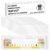 40 PCS Nameplate Pocket 14.5 x 4.3 Inch Clear Self-Adhesive Desk Name Tag Covers Thicken Reusable Plastic Nameplate Sleeves Holder for School Classroom Students Desk Office Supplies