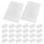 40pcs PVC Adhesive Label Holder Card Sleeves for Containers