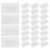 40pcs PVC Adhesive Label Pockets for Bookshelves and Bins