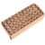 40pcs Wooden Cylinder Alphabet Stamp Set for DIY Scrapbooking Journal
