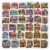 40PCS World Cup Football Soccer Stickers, 2026 National Team Flag Country Stickers| Waterproof International Team Stickers for Water Bottle Laptop, World Cup Soccer Gifts for Fans Adults Collectors
