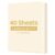 40 Sheets 8.5”x11” Cardstock，75lb/200gsm Heavyweight Cream Card Stock