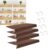 40x9x2.5 in Metal Wire Shelf Special Cover Liners 4 Pack Wood Grain, Thickened Anti-Slip Waterproof Shelving Mats for Pantry Wire Rack Storage, No Assembly Simple Clean Organizer Liner