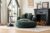 41.1“ Bean Bag Chair with Pillows, No Assembly Boneless Round Beanbag (Green)