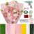 418 Pcs Pipe Cleaners, 8mm Chenille Stems in 6 Colors, Flower Craft Kit