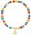 NIKOLUX Colorful Initial Necklaces