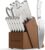 ASTERCOOK 15-Piece Luxurious White Knife Set