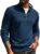 GRACYOGA Mens Quarter Zip Pullover Sweaters