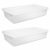 41 Quart Medium Storage Bin, Clear Plastic Underbed Storage (2-Pack)