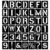 42 Pcs 3 Inch Alphabet Letter Stencils Symbol Numbers Stencils, Reusable Plastic Letter Template Set for Drawing on Wood, Wall, Glass, Porch, Fabric, Rock, Sign and Craft Decoration (Black)