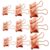 42pcs Rose Gold Small Document Clips Metal Office Clamps Compact 3