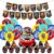44Pcs Off Campus Birthday Party Decorations Set – Hockey Romance Lovers Fans Hannah Garrett Supplies Include Balloons, Banner, Cake Topper & Cupcake Toppers for Party Girls Boy Decor
