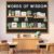 45 Pcs Classroom Bulletin Board Decorations, Greenery Bookshelf Decor