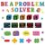 45Pcs Math Bulletin Board Set, Be a Problem Solver Bulletin Board, Math Keywords Cubes Cutouts Poster for Back to School Teacher Students Supplies Preschool Classroom Office Door Wall Decor
