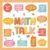 45 Pcs Math Talk Bulletin Board Set Math Classroom Decorations Educational Mathematics Paper Cutouts for Elementary Middle High School Chalkboard Wall Decor Back to School Teacher Supplies(Groovy)