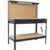47.5″ Workbench, Steel Garage Work Bench with Pegboard, Drawers, Tool Hooks, Storage Organizer, LED Light, 4 AC Outlets & 2 USB Ports, Heavy Duty Workshop Table for Garage, Basement & DIY Projects