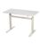 47″ Tech Desk Standing and Adjustable Desk in White,Writing and Computer Desk for Home Office,for Writing