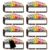 48 Magnetic Name Tags Reusable Dry Erase Labels Thickened Magnetic Back Back to School Name Plate Stickers for Locker Classroom Desks Whiteboard Office Supplies (Chalkboard Bright, 8 Smile Designs)