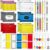 48 Pcs Back to School Gifts Bulk Teacher Survival Kit Makeup Bags,Teacher Sticky Notes,Ballpoint Pens and Keychains First Day of School Favors Thank You Gift for Teachers Employee Office Supplies