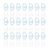 48pcs Cloud Shaped Paper Clips Decorative Metal Page Holder