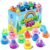 48 Pcs Dinosaurs Party Favors, Slow Rising Squishy Toys with Capsules