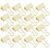 48pcs Golden Metal Binder Clips 25mm Iron Document for Home Office